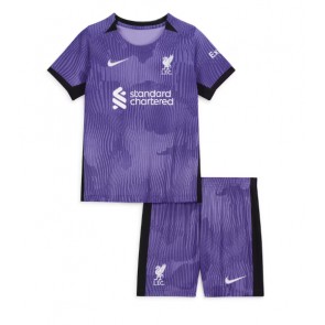 Liverpool Dětské Alternativní dres komplet 2023-24 Krátký Rukáv (+ trenýrky)